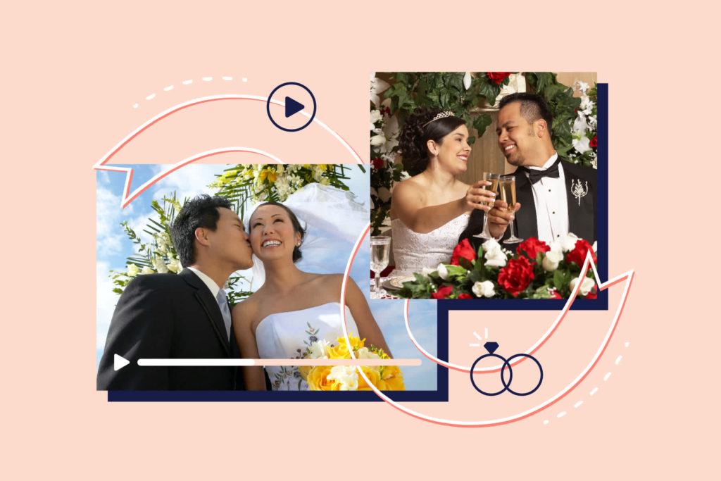 slideshow with music wedding montage free video editor